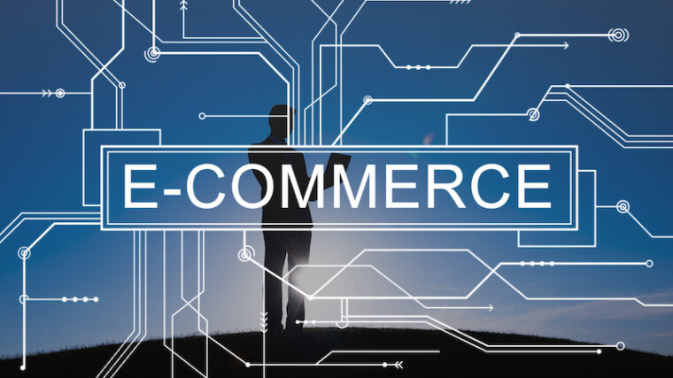 Bild beskrivande handel på nätet